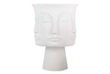 Polysein blanc faces 56x56x77 cm