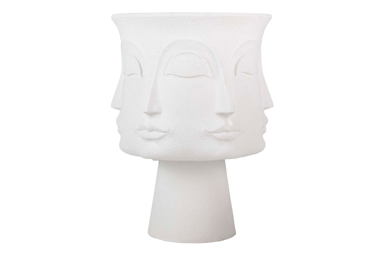 Polysein blanc faces 56x56x77 cm