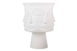 White Polysein Macetero affronta 56x56x77 cm