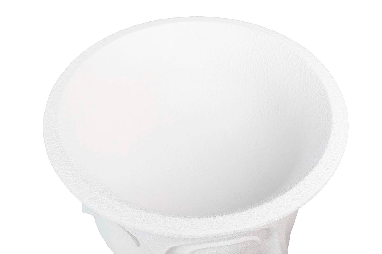 White Polysein Macetero affronta 56x56x77 cm