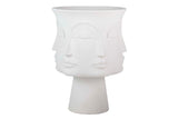 White Polysein Macetero affronta 56x56x77 cm