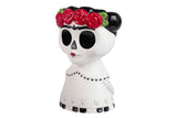 MACETA CERAMIA CALAVERA MEXICANA 21x17x31 CM