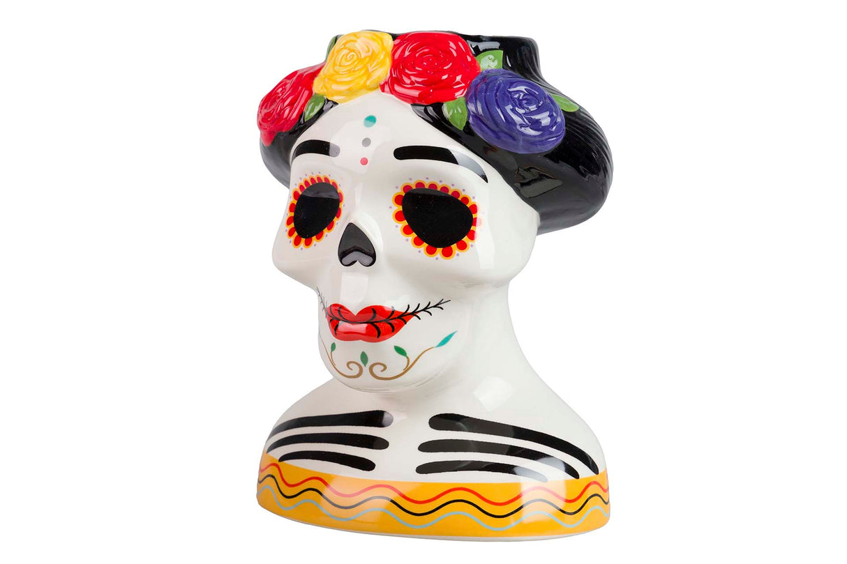 Ceramica Ceramica Mexican Skull 17x14x22 cm