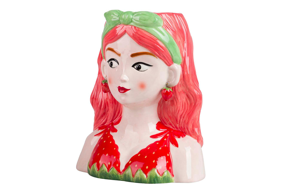 Ceramica Sra. Bikini Strawberry 21x16x26 cm