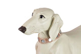 FIGURA PERRO TECKEL RESINA BIEGE 42x15x25 CM