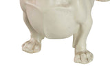 FIGURA PERRO TECKEL RESINA BIEGE 42x15x25 CM