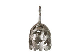 MENINA RESINA PLATEADA 14x9x16 CM