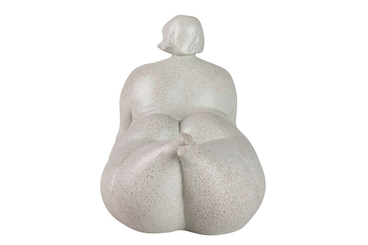 FIGURA MUJER RESINA YOGA 35x18x20 CM