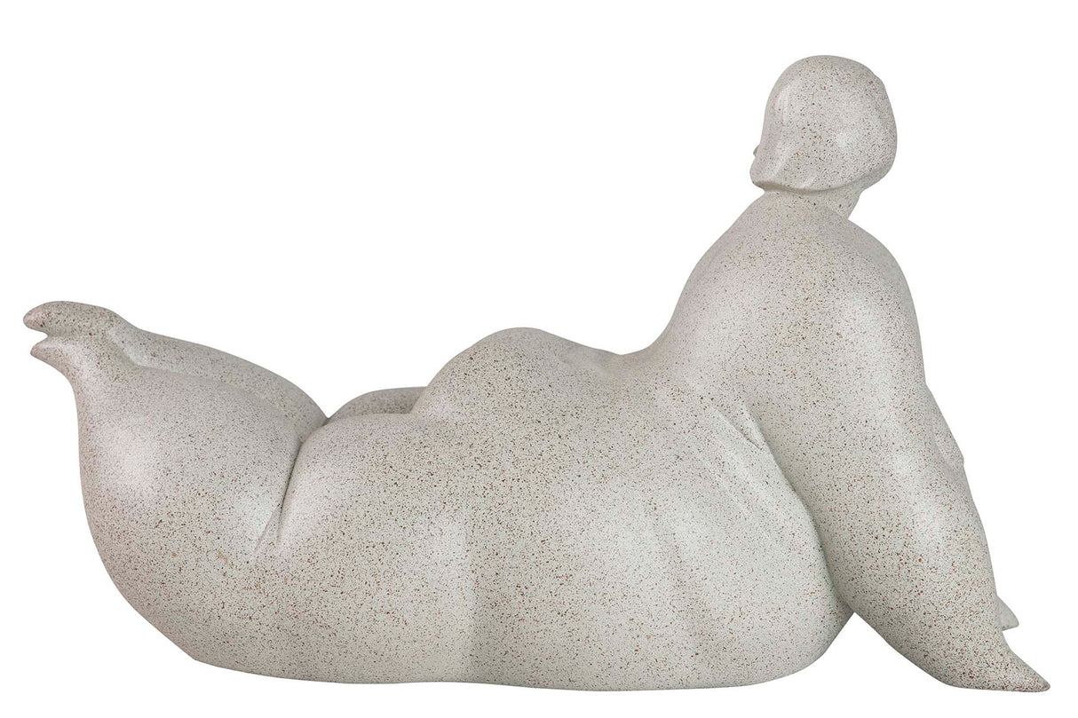 FIGURA MUJER RESINA YOGA 35x18x20 CM