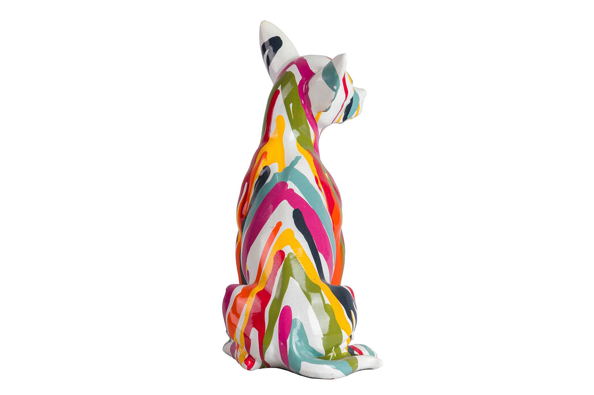 FIGURA PERRO CHIHUAHUA RESINA 15x13x26 CM