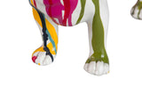 FIGURA PERRO BULLDOG FRANCES RESINA 24x12x22 CM