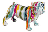 FIGURA PERRO BULLDOG FRANCES RESINA 39x18x23 CM