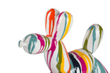 FIGURA PERRO GLOBO RESINA 28x11x27 CM