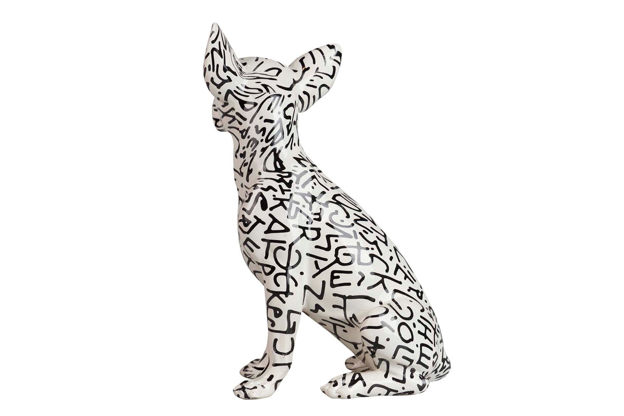 FIGURA PERRO RESINA 15x13x26 CM