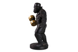 FIGURA KINGKONG PESAS RESINA NEGRA 18x15x30 CM