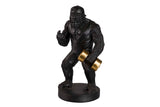 FIGURA KINGKONG PESAS RESINA NEGRA 16x13x27 CM