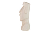 FIGURA MOAI CEMENTO BLANCO 17x11x26 CM