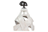 FIGURA MENINA RESINA BEIGE 16x10x24 CM
