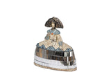FIGURA MENINA RESINA ESPEJOS 14x6x16 CM
