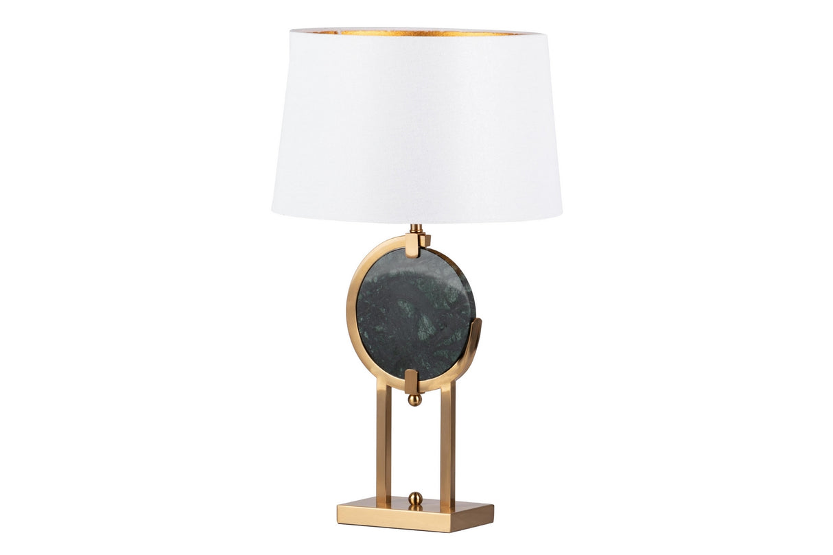 Lampe de table en métal en marbre de Dubaï 40x40x67 cm