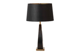 Lampe de réunion en métal mdf noir 40x40x68 cm