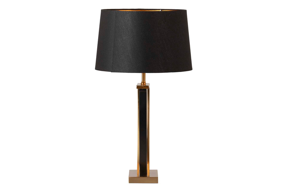 Lampe de compteur métallique MDF noir 40x40x71 cm