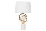 Gold Marmor Metall Lampe 40x40x70 cm