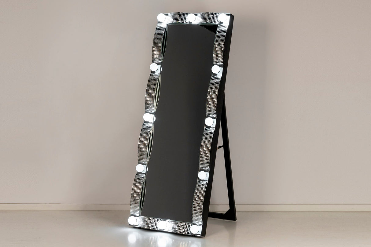 Miroir argenté glam 60x12,7x160 cm