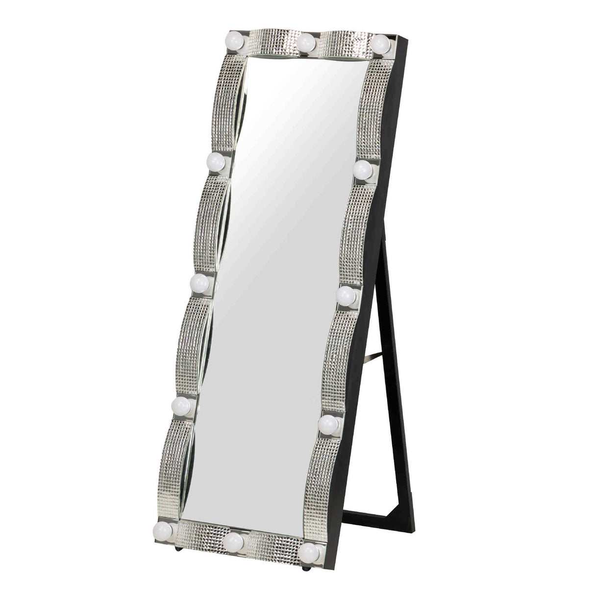 Silver Mirror Glam 60x12,7x160 cm