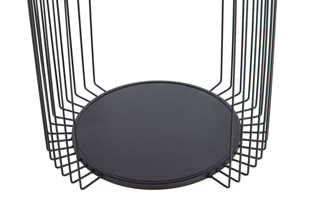 MESA AUXILIAR METAL CRISTAL LOHJA 50x50x48 CM