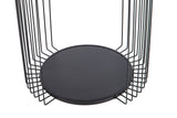 MESA AUXILIAR METAL CRISTAL LOHJA 50x50x48 CM