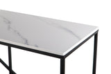 Console de metal marmol 120x40x80 cm