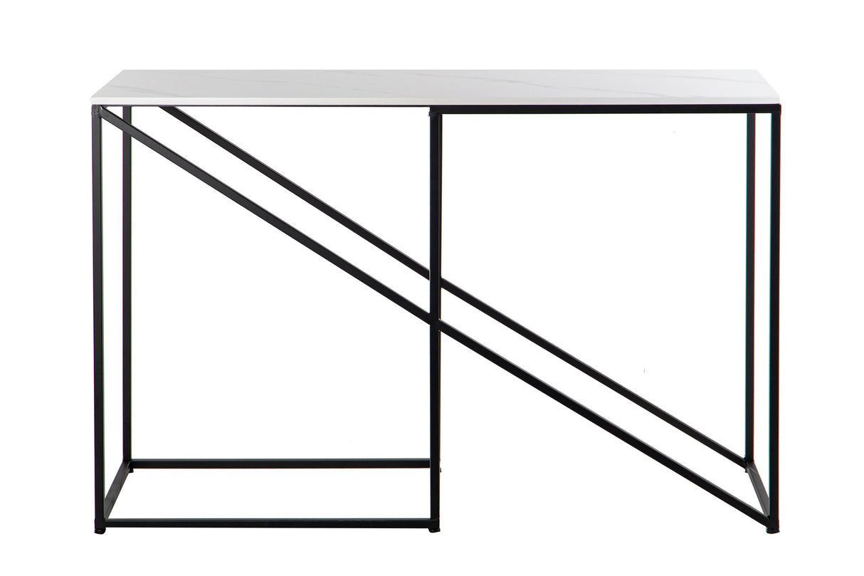 Console en métal marmol 120x40x80 cm