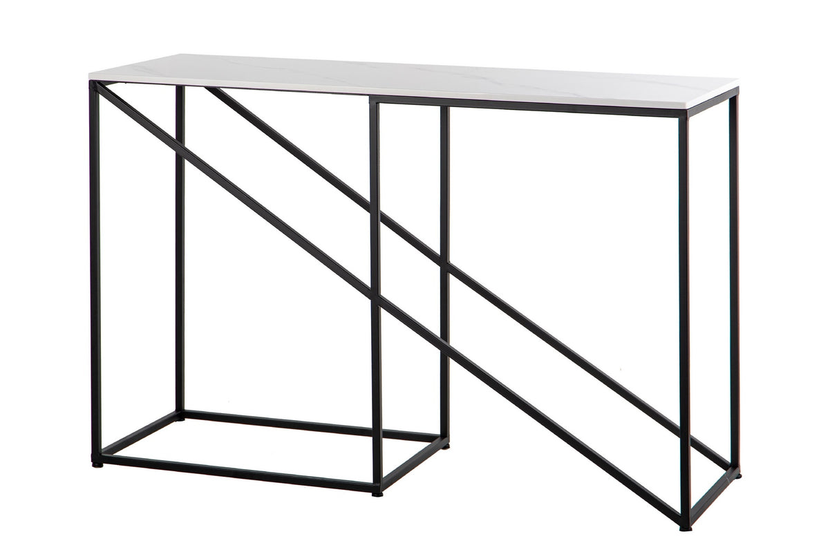 Console de metal marmol 120x40x80 cm