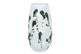 Green White Ceramic Florer 18x18x36 cm