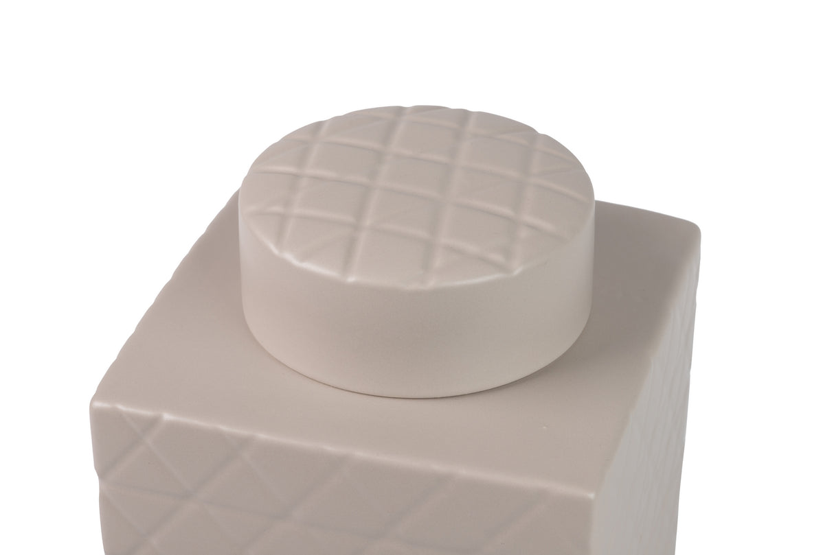 TIBOR CERAMICA GRIS MATE 19x19x31 CM