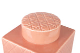 TIBOR CERAMICA ROSA 19x19x31 CM