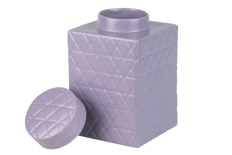 Tibor Ceramic Purple Mate 16x16x26 cm