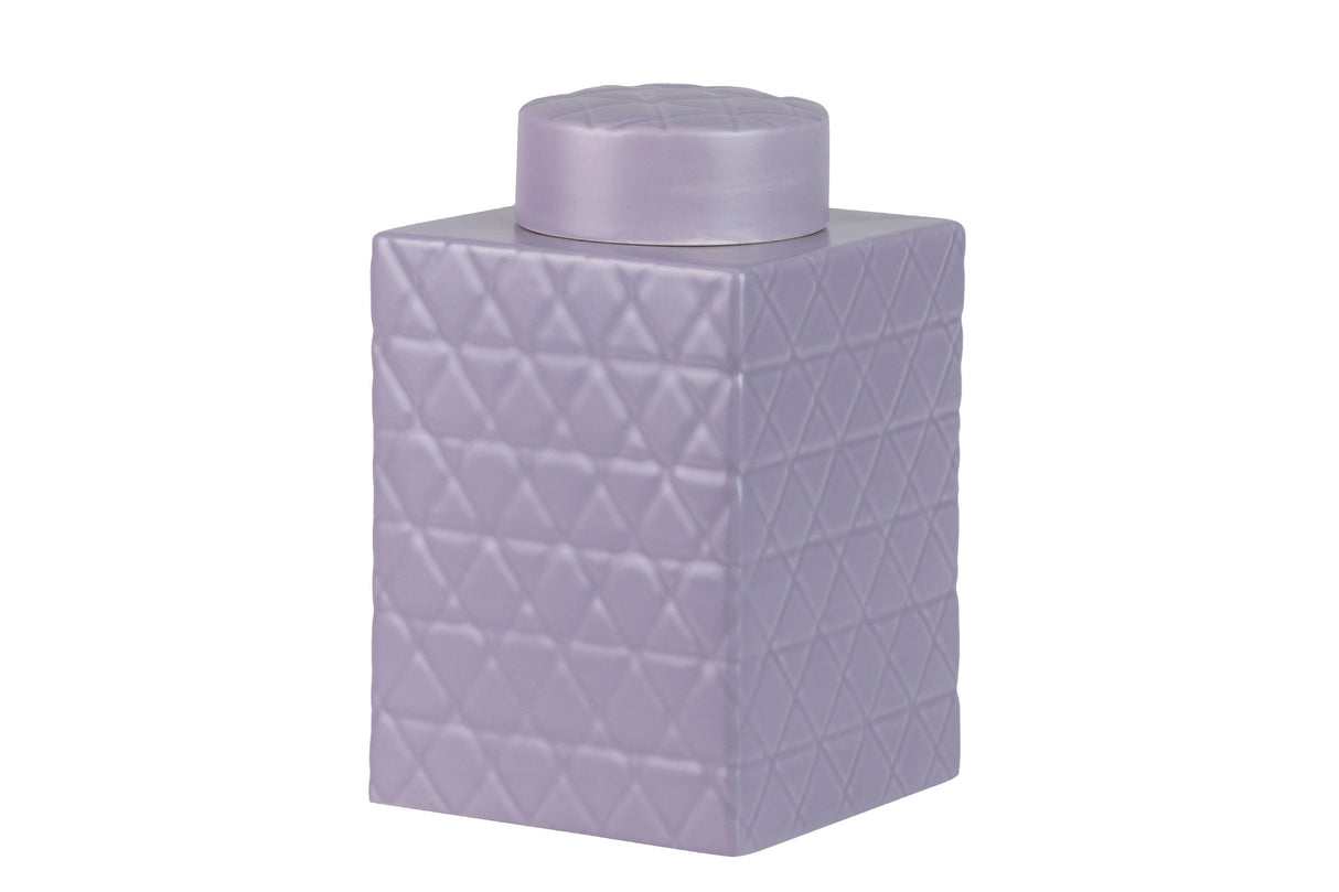 Tibor Ceramic Purple Mate 16x16x26 cm