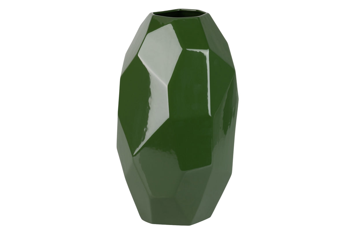 VASE Ceramico verde 27x27x48 cm