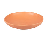 CENTRO CERAMICA NARANJA MATE 36x36x8 CM