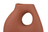 FLORERO CERAMICA TERRACOTA 25x12x30 CM