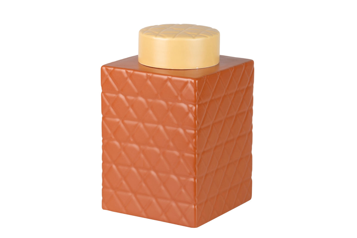 Keramik Tibor Matte Orange 16x16x26 cm