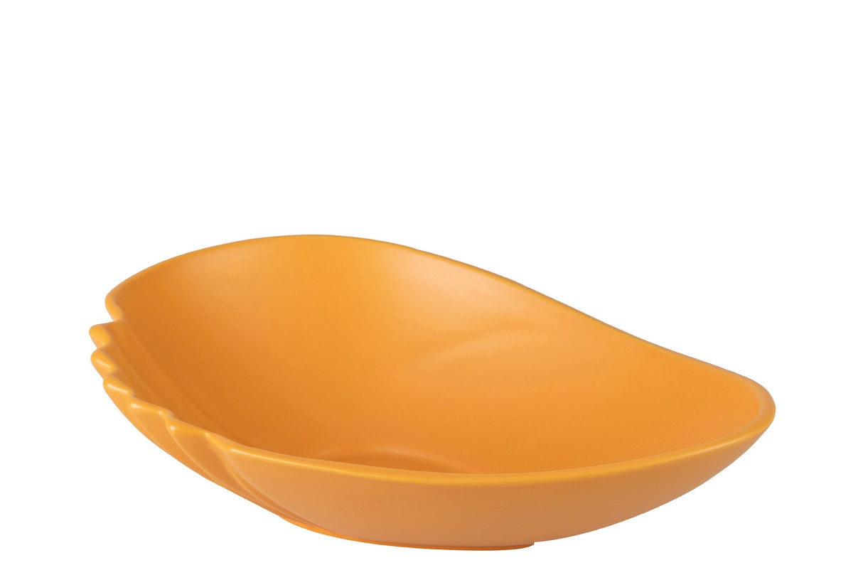 CENTRO CERAMICA AMARILLO MATE 40x27x10 CM