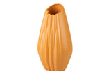 FLORERO CERAMICA AMARILLO MATE 22x19x45 CM