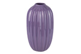 Vase en céramique lilas 17x17x30 cm