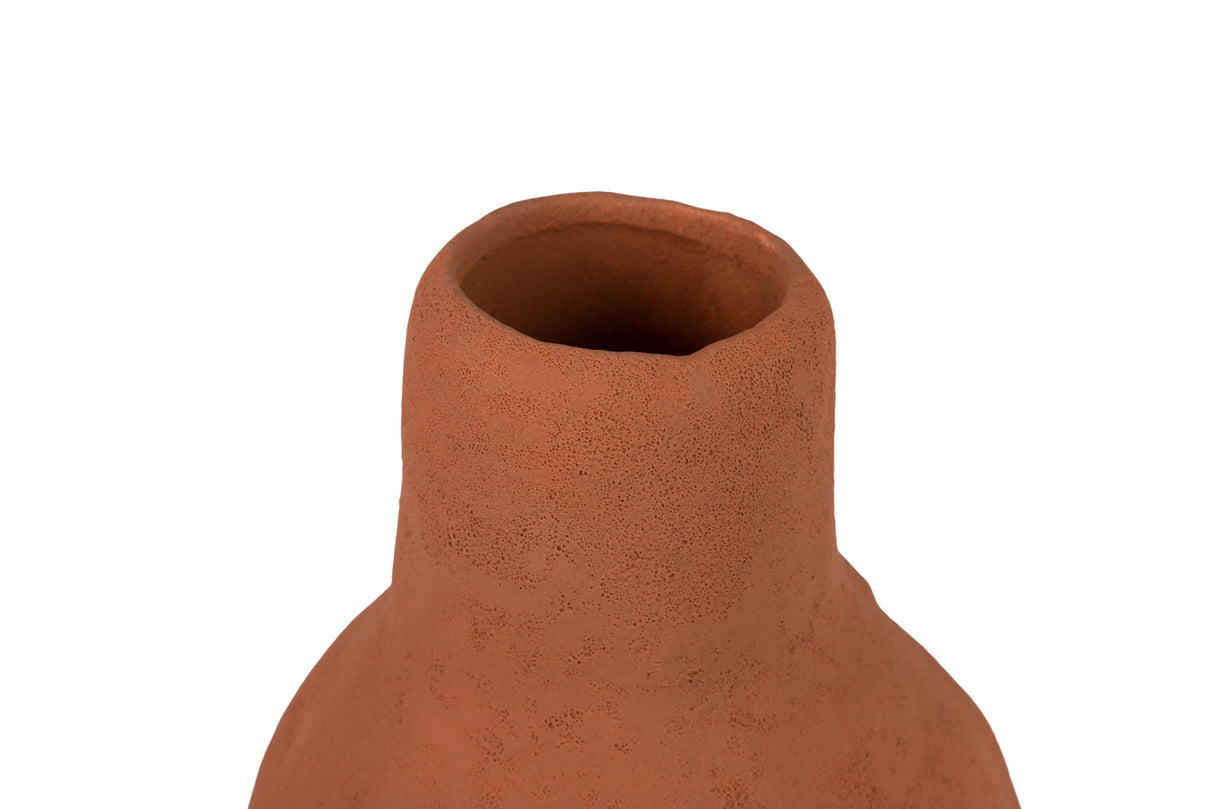 Ceramica terracota 20x20x38 cm vase