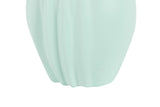 FLORERO CERAMICA TURQUESA MATE 22x19x45 CM