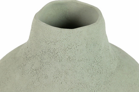 Vase en céramique verte 26x26x23 cm