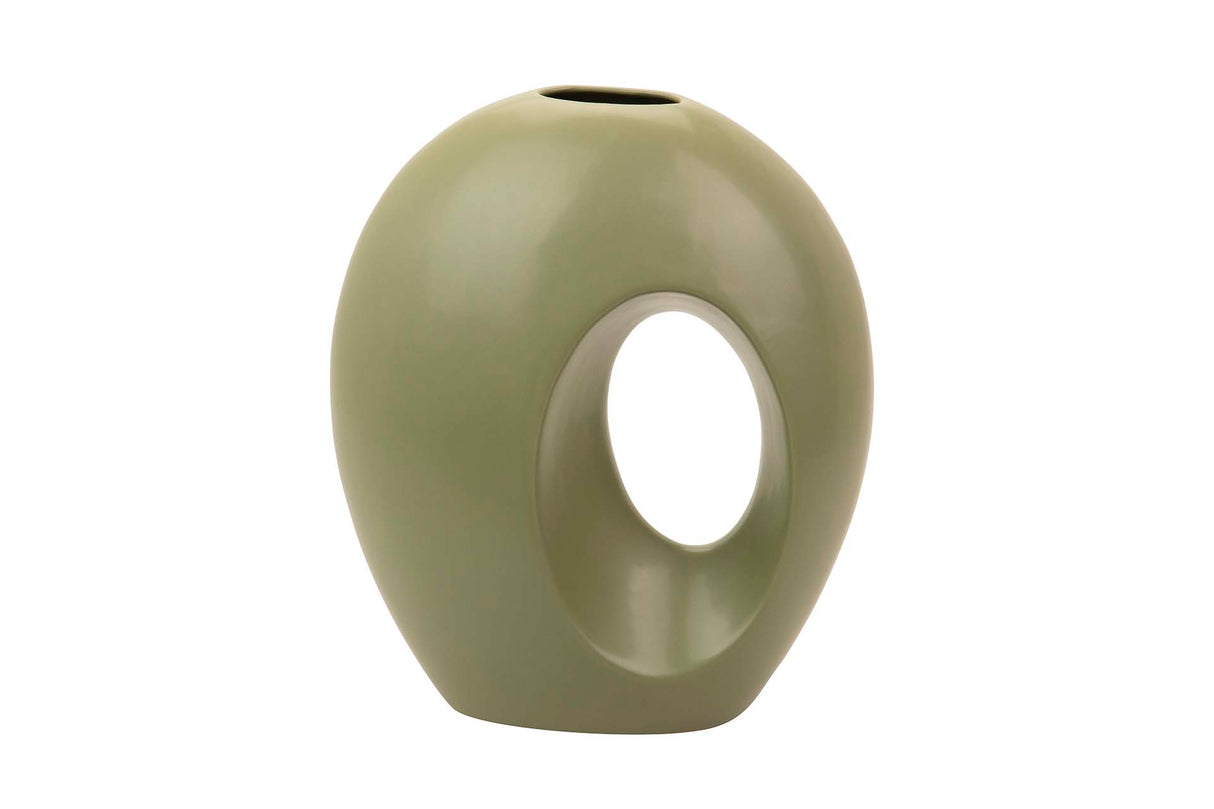 VASE CERAMICA VERDIO OLIVE 30X17X35 CM